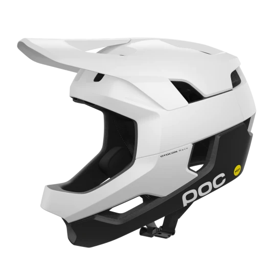 POC Otocon Race Mips Fullfacehjelm Hydrogen White/Uranium Black Matt