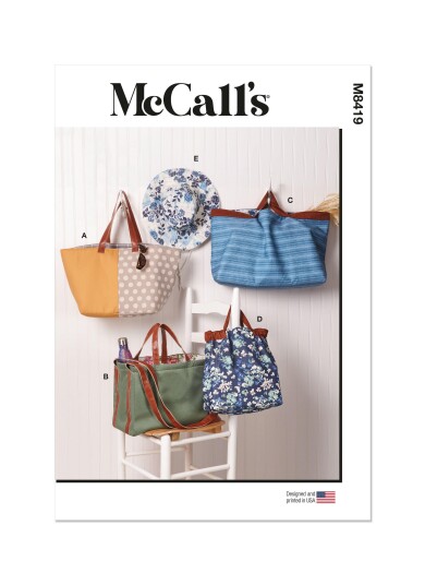 McCall's 8419 -Vesker & Solhatt A (alle størrelser) McCall's 8419 -Vesker & Solhatt A (alle størrelser)