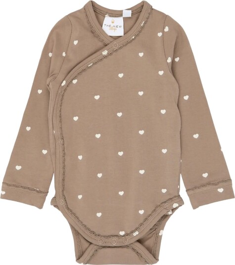 The New Tnsbnova L_S Wrap Body Brown 68