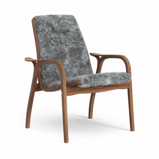 Swedese Laminett Lenestol Saueskinn Lakkert Valnøtt / Scandinavian Grey Swedese Laminett Lenestol Saueskinn Lakkert Valnøtt / Scandinavian Grey