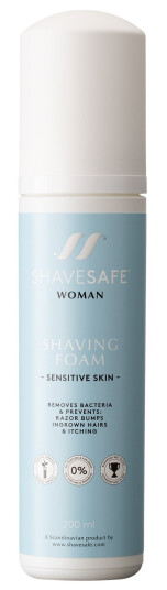 ShaveSafe Shaving Foam Sensitive Skin 200 ml Barberskum