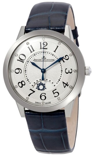 Jaeger LeCoultre Dameklokke 3468410 Rendez Vous Sølvfarget/Lær Ø29