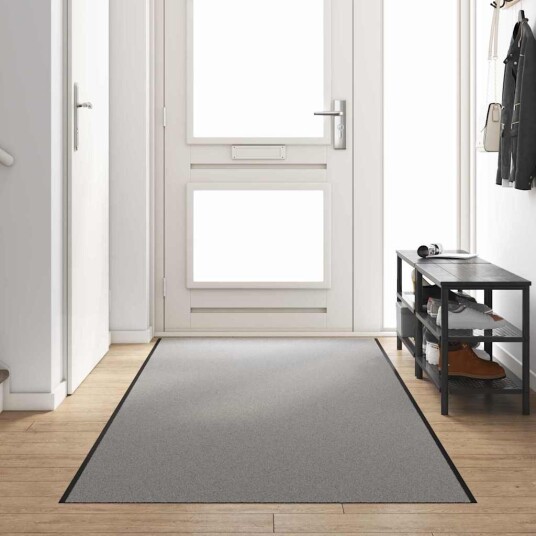 Dørmatte Annet Grå og svart 120 x 400 cm Polypropylen og vinyl Dørmatte Annet Grå og svart 120 x 400 cm Polypropylen og vinyl