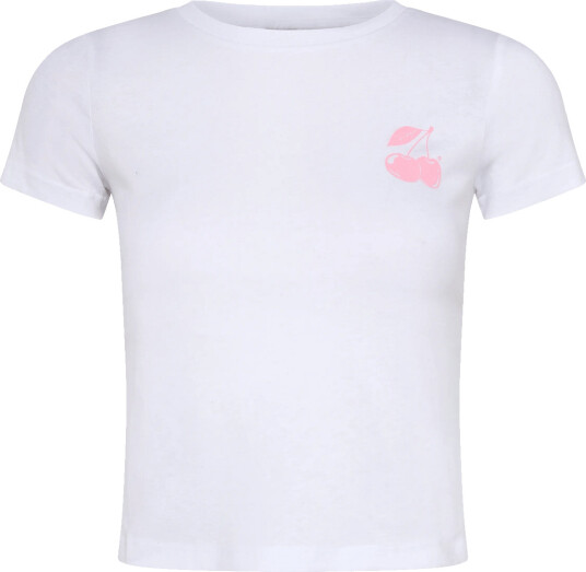 LMTD Nlfterry Ss Short R Top White 146 152