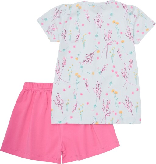 Minymo T shirt+Short Set AOP Wan Blue (128 / 8 år)