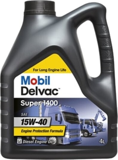 Motorolje MOBIL 15W40 DELVAC SUPER 1400E 4L
