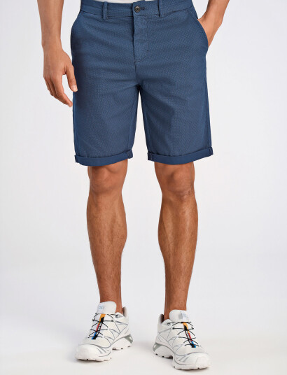 Lindbergh Superflex Aop Chino Shorts - Navy - M Lindbergh Superflex Aop Chino Shorts - Navy - M