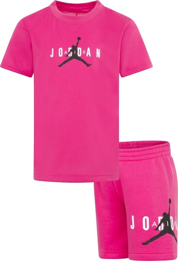 Jordan Shorts Sett   Bærekraftig   Laser Fuchsia   Jordan   12 md   Shorts   Rosa   80