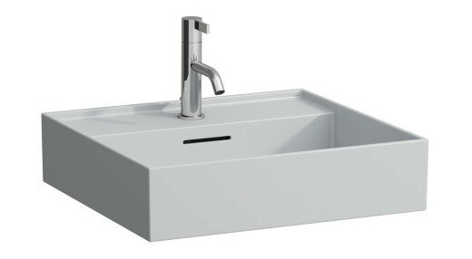Kartell Laufen servant, 50x46 cm, matt grå