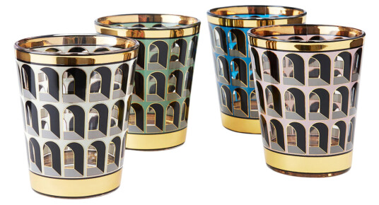 Jonathan Adler Arcade vannglass 4 pk