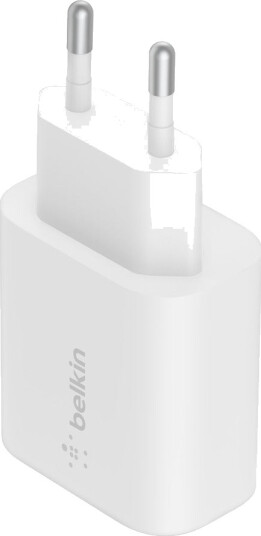 Belkin BoostCharge 25W USB-C Vegglader med Hurtiglading Hvit Belkin BoostCharge 25W USB-C Vegglader med Hurtiglading Hvit