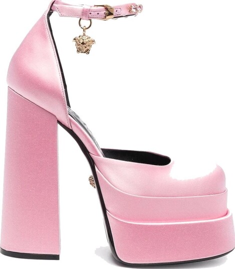 Versace, Dame, Sko, Rosa, 38 EU,