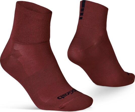 Gripgrab Lightweight SL Short Summer Socks Dark Red L 44-47