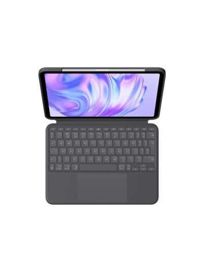 Logitech Combo Touch for iPad Pro 11" M4 & iPad Pro 11" Gen 1/2/3/4 Graphite Tastatur & Foliosett Engelsk Storbritannia Gr