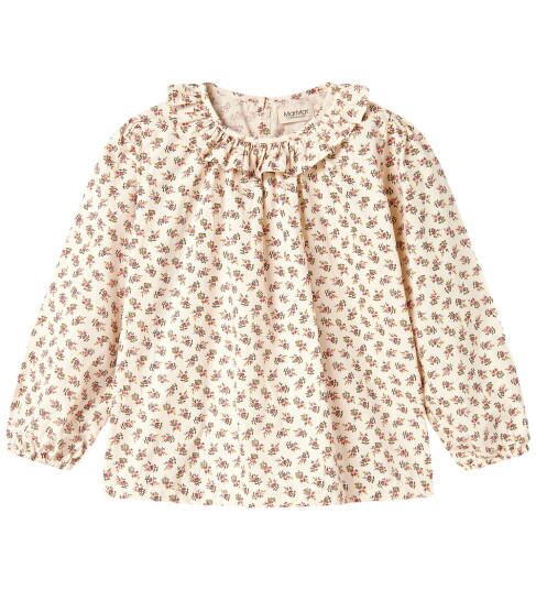 MarMar Poplin Japanese Flower Talsa LS Bluse 7 år/122 MarMar Poplin Japanese Flower Talsa LS Bluse 7 år/122