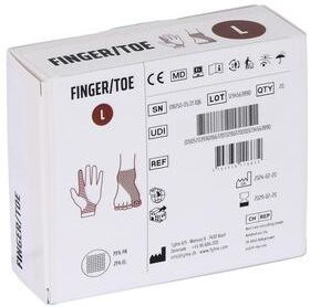 Carefix finger bandasje large/brun   20 stk