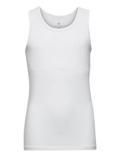 JBS of Denmark Jbs Of Dk Boys 2-Pack Singlet - White - 3/4