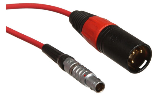 Ambient TC OUT Timecode Cable Pushpull 5 PIN LEMO compatible to XLR 3M