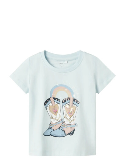 Name It Nmfkitty Ss Top Box Blue 92