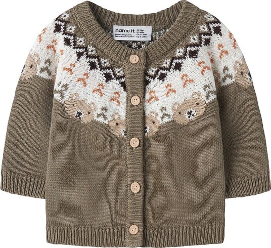 Name It baby   Kardigan Nbmosmane Ls Knit Card   Brun