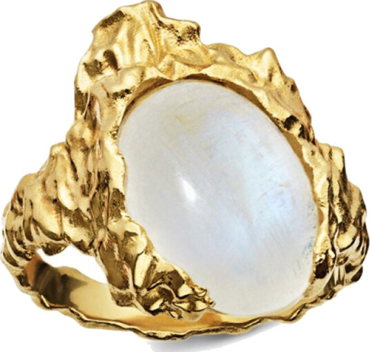 Maanesten Gudinde Ring 18 kt. Gullbelagt sølv 35351a-53 - Dame - 925 sterling silver