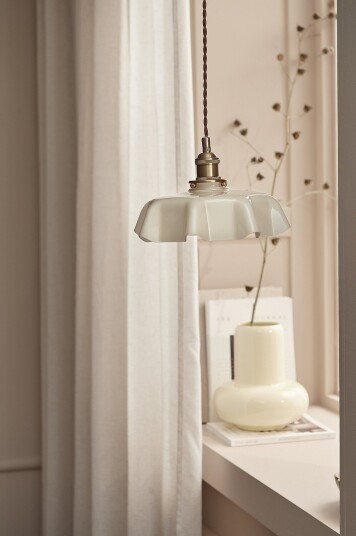 Ellos Home Taklampe Fiona Gul