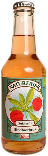 Naturfrisk Økologisk Bringebærbrus Sukkerfri 250 ml Naturfrisk Økologisk Bringebærbrus Sukkerfri 250 ml