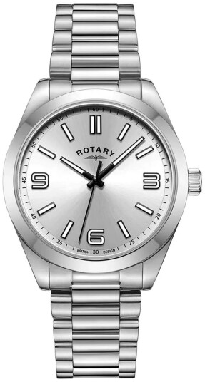 Rotary Herreklokke GB05770/62 Heritage Sølvfarget/Stål Ø40 mm Rotary Herreklokke GB05770/62 Heritage Sølvfarget/Stål Ø40 mm