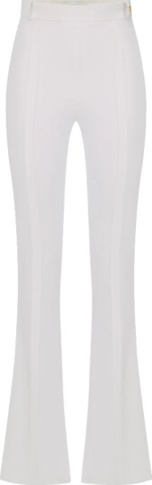 Elisabetta Franchi Dame Bukser Hvit 2XL,