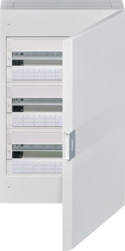 Vega Fordelerskap Utenpåliggende 3X18m Ip40 Hvit Dør Vb318pb