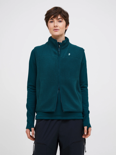 Peak Performance NatureRush Pile Vest Women Grønn M