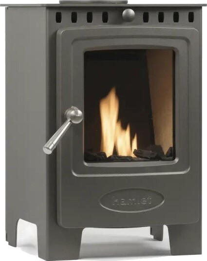 Arada Hamlet Solution 4 Graphite Black - Frittstående biopeisovn