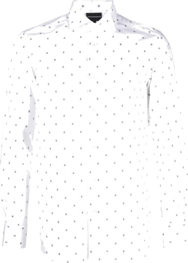 Emporio Armani Herre Skjorter Hvit XL, Emporio Armani Herre Skjorter Hvit XL,