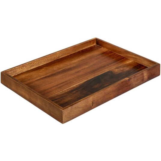VEGA Serveringsbrett Wantage akasie; 38x27x3.5 cm (LxBxH); Akasie brun; Rektangulær