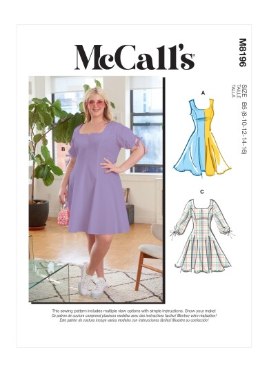 McCall's 8196 - Kjole RR (18W-20W-22W-24W)