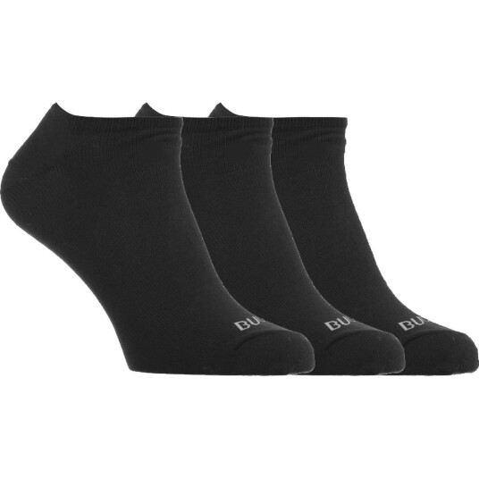 Bula Men's 3pk No Show Socks Black 37/39, BLACK Bula Men's 3pk No Show Socks Black 37/39, BLACK