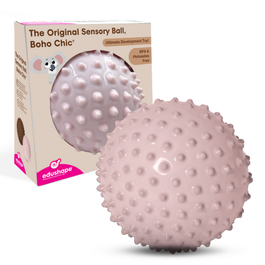 Edushape Sanseball 18 cm Lys Rosa For Barn fra 6 Mnd Edushape Sanseball 18 cm Lys Rosa For Barn fra 6 Mnd