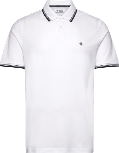 Original Penguin Tipped Polo Tncl Piq   White   XXL