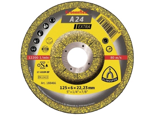 Klingspor A 24 Extra Skrubskive 230 mm for Metall - 10 Stk