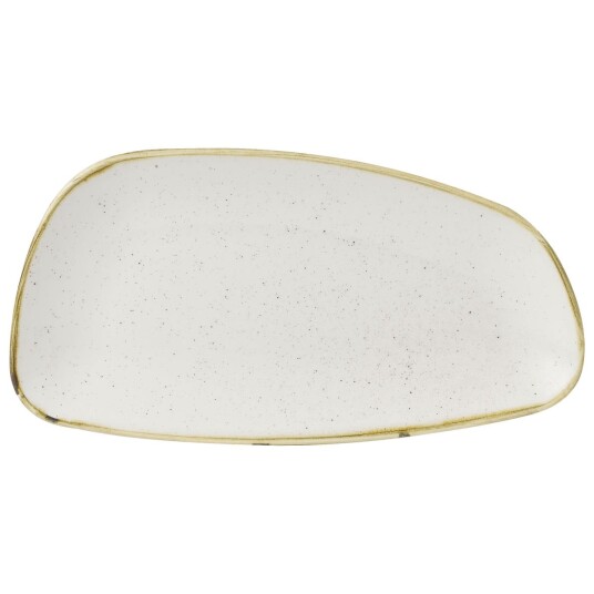 Churchill Chefs Geo fat Stonecast Barley White 15.5x30 cm Hvit/Brun Rektangulær 12 Stykk / Forpakning Churchill Chefs Geo fat Stonecast Barley White 15.5x30 cm Hvit/Brun Rektangulær 12 Stykk / Forpakning