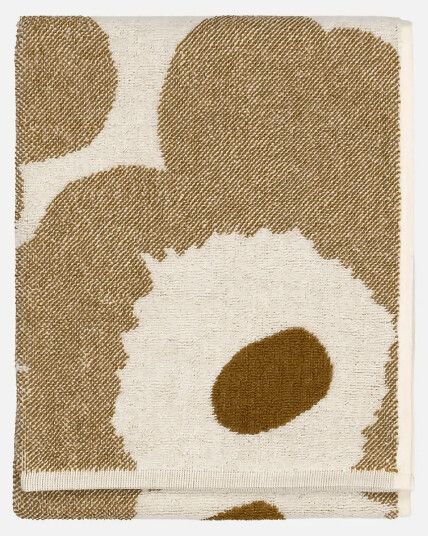 Marimekko Home Unikko Hand Towel 50X70Cm   Brown   50X70