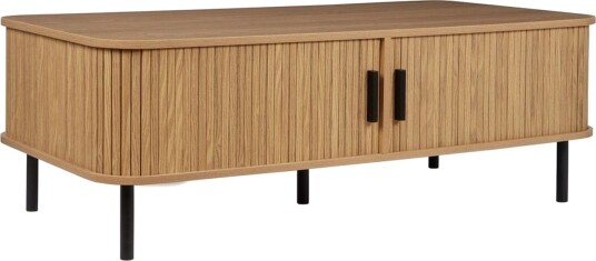 Soffbord Beliani Bradley Light wood\|\|Black -