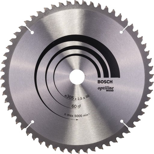 Bosch Optiline Wood Sirkelsagblad 305 mm 60T for Tre
