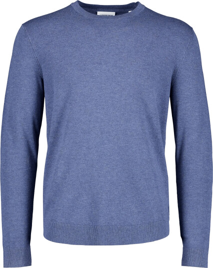 Lindbergh Soft Viscose Blend O Neck Knit Blue S