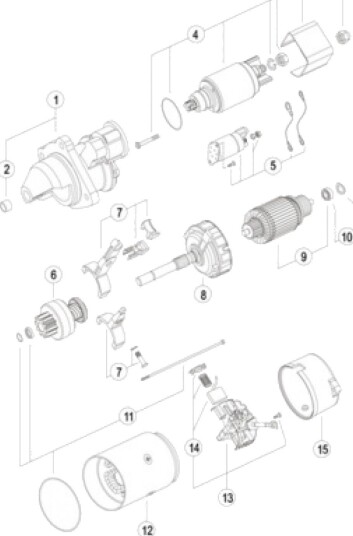 MAHLE MS 235 Starter MAHLE MS 235 Starter
