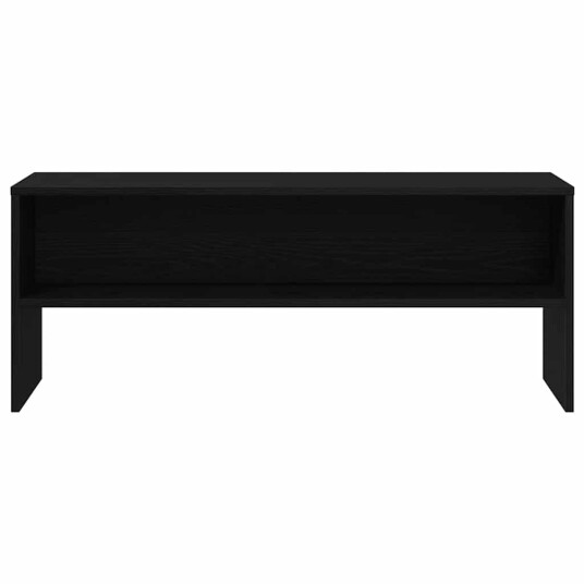 TV benk svart eik 100x40x40 cm konstruert tre