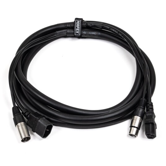 Perfex IEC & XLR Multi-kabel Perfex IEC & XLR Multi-kabel
