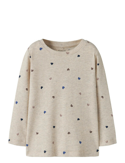 name it Nmfnutti Ls Top Noos Beige 86