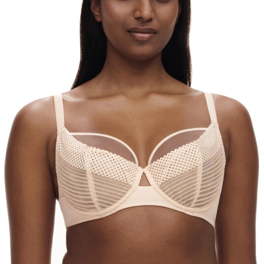 Chantelle BH Pulp Covering Underwired Bra Beige E 90 Dame
