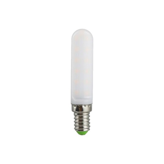 Spl E14 4W LED rørpære 9cm 300lm opalt glass Kulør : Varm